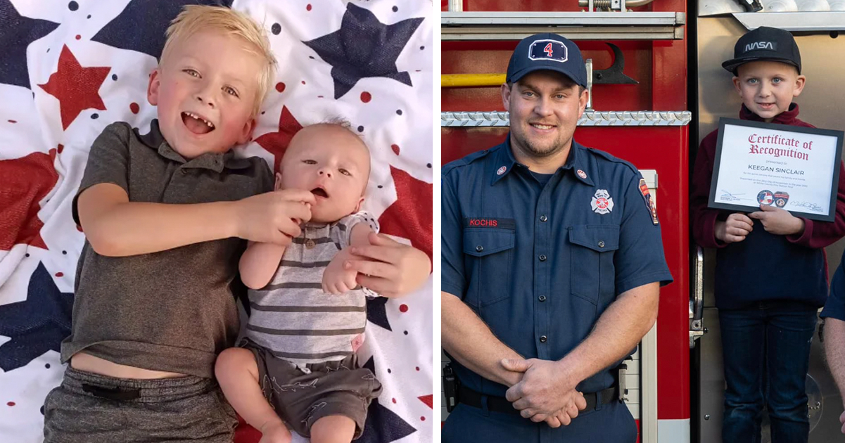 7-year-old saves parents and 7-month-old brother from home fire days before Thanksgiving
