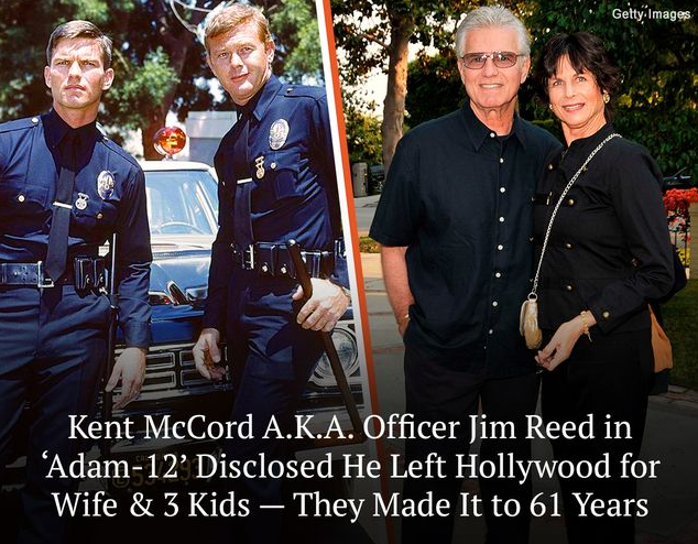 Kent McCord’s heart was captured by his high school sweetheart, Cynthia Lee Doty, in 1962, and their love story blossomed into a beautiful family with three children