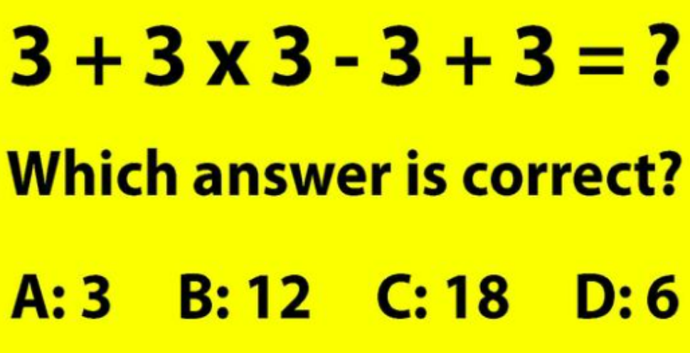 Many people get it wrong: Can you solve this tricky math problem?