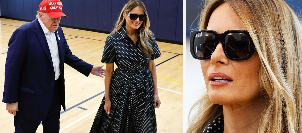 Melania Trump sparks wild ‘body double’ conspiracy theory with sunglasses on Election Day