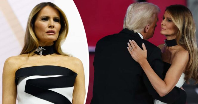 Melania Trump’s “awkward” moment during inaugural dance