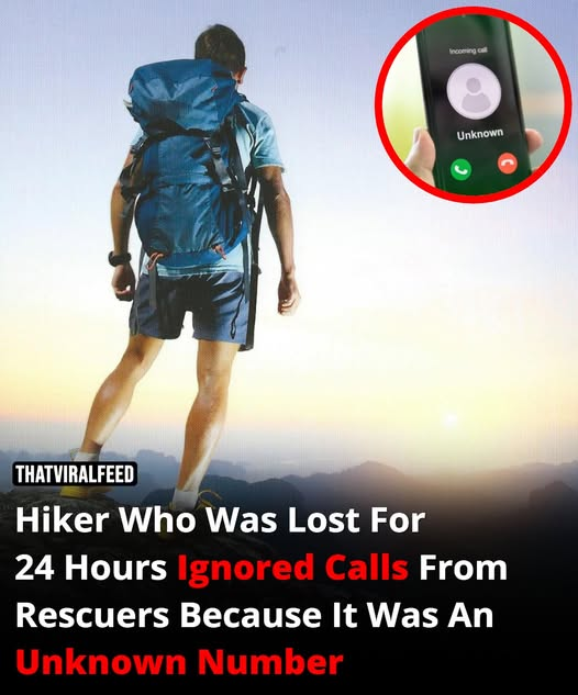 Hiker Who Was Lost For 24 Hours Ignored Calls From Rescuers Because It Was An Unknown Number