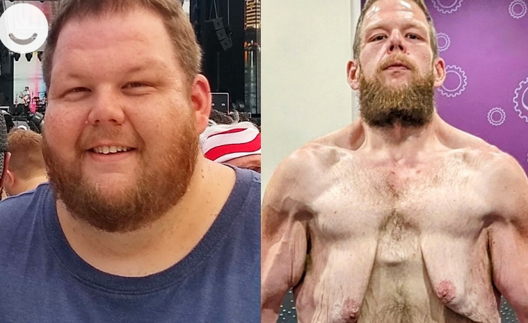 Man Flooded With Praise After Sharing Stunning 336lb Weight Loss